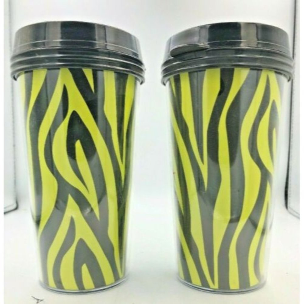 Lot of 2: 16 fl oz Double Wall Insulated  Tumbler for soup or drinks